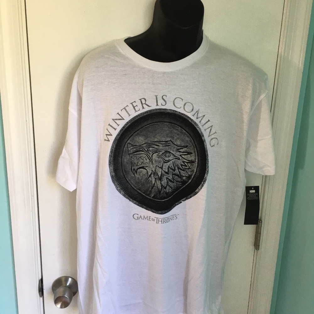 Game of Thrones Stark tee NWT